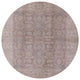Ahgly Company Indoor Round Mid-Century Modern Area Rugs, 3' Round