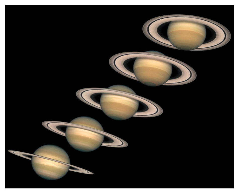 "Views of Saturn, 1996-2000" Digital Paper Print by NASA, 22"x18"