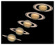 "Views of Saturn, 1996-2000" Digital Paper Print by NASA, 22"x18"