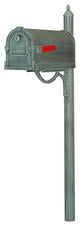 Savannah Curbside Mailbox with Richland Mailbox Post