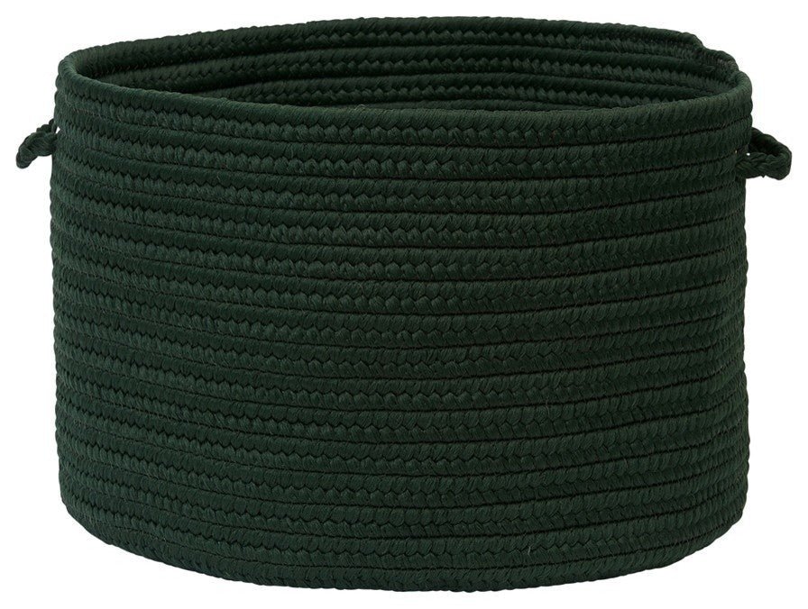Colonial Mills Basket Boca Raton Dark Green Round