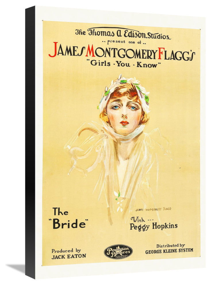 "The Bride" Stretched Canvas Giclee by Hollywood Photo Archive, 16"x24"