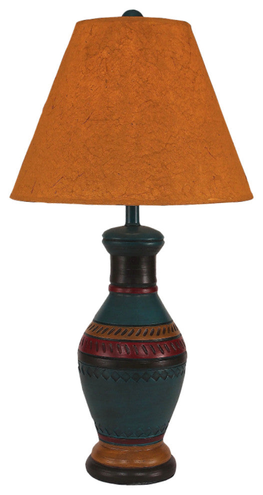 Southwest Santa Fe Pot Table Lamp