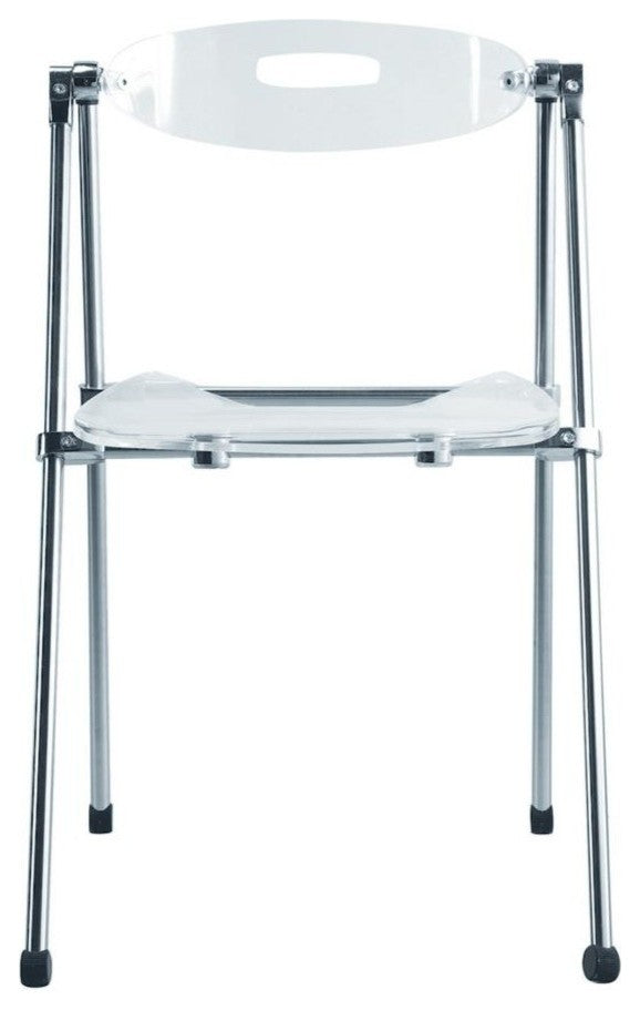 Modern Classics Acrylic Folding Chair, Smok