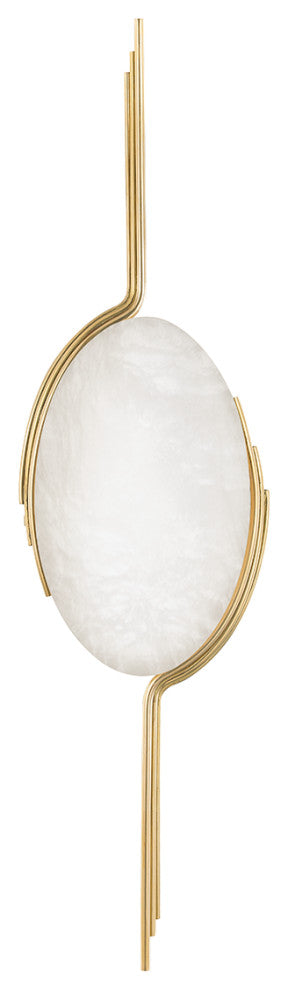 Lapis 1 Light Wall Sconce Vintage Brass