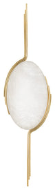 Lapis 1 Light Wall Sconce Vintage Brass
