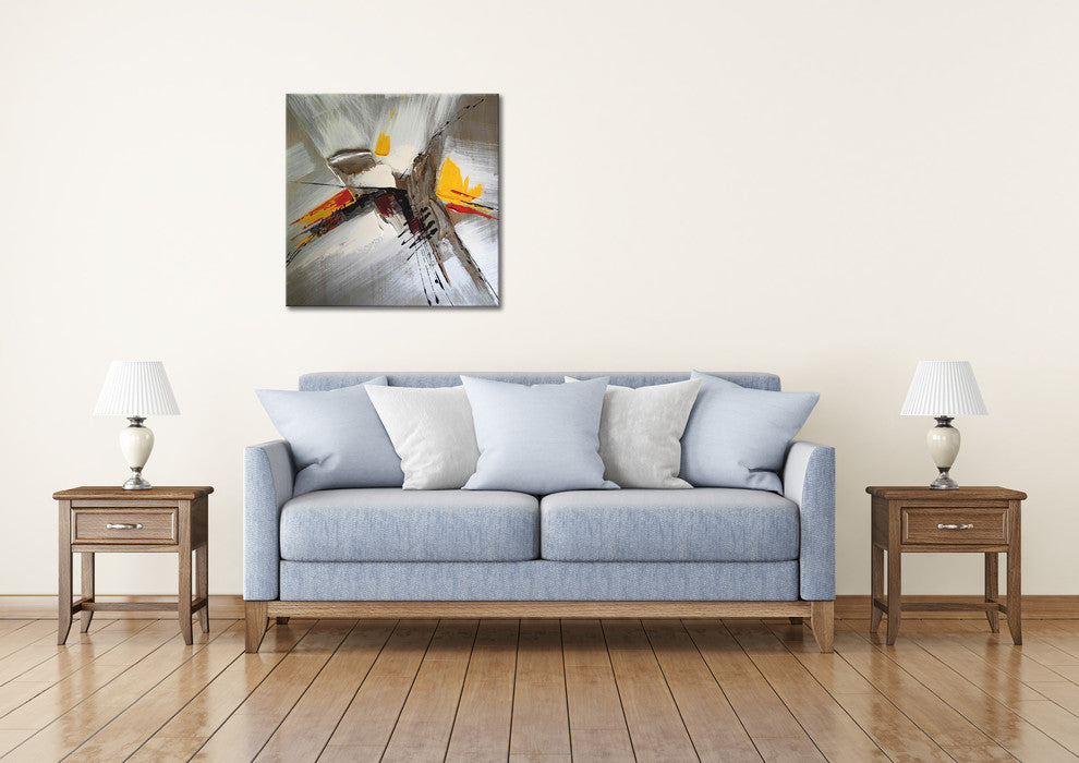 Wall Decor Painting Meeting on Monday Morning Abstract
