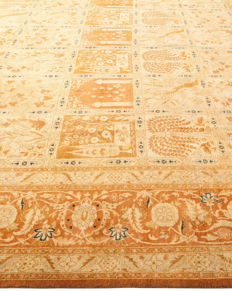 Ariana, One-of-a-Kind Hand-Knotted Area Rug Brown, 10'2"x13'8"