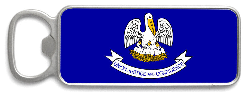 Louisiana Flag Bottle Opener