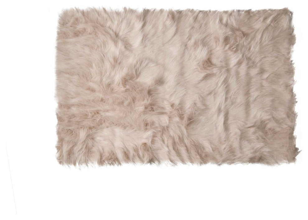 2' X 3' Taupe Animal Print Area Rug
