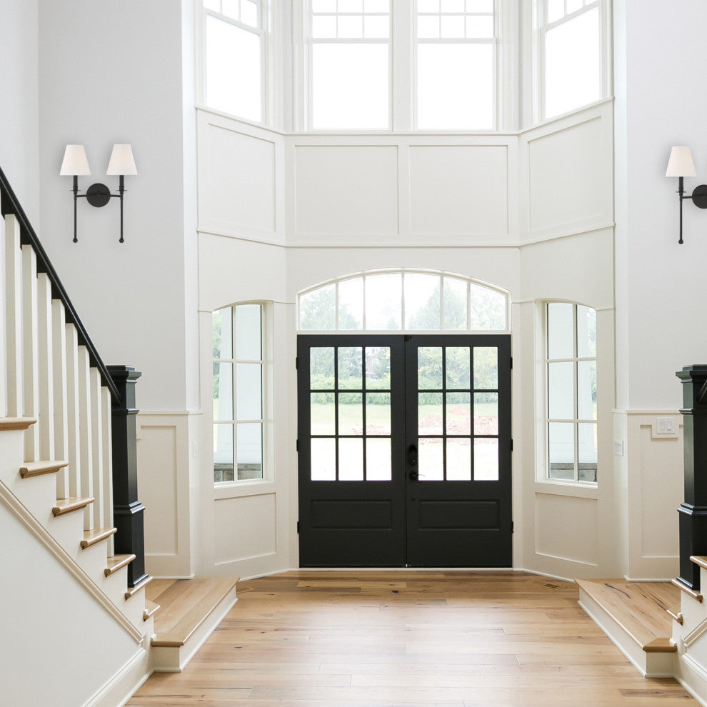 Elight 2 Light Black  Wall Mount