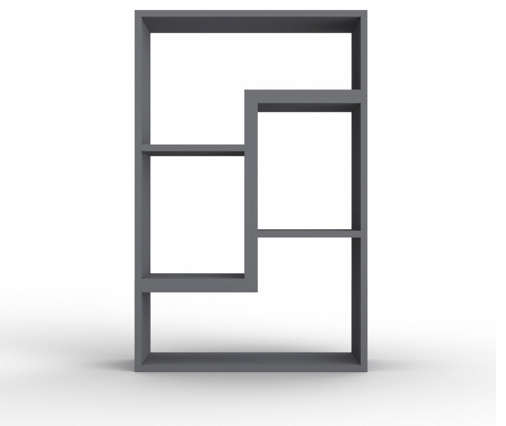 ANALI Modular Bookcase, Grey