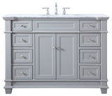 Elegant Decor Wesley Bathroom Vanity VF50048GR, Gray