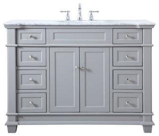 Elegant Decor Wesley Bathroom Vanity VF50048GR, Gray