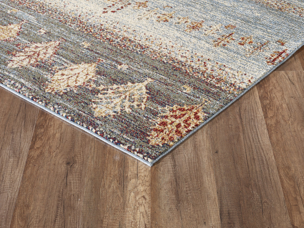 Abani Mesa MES140A Distressed Tree Print Area Rug