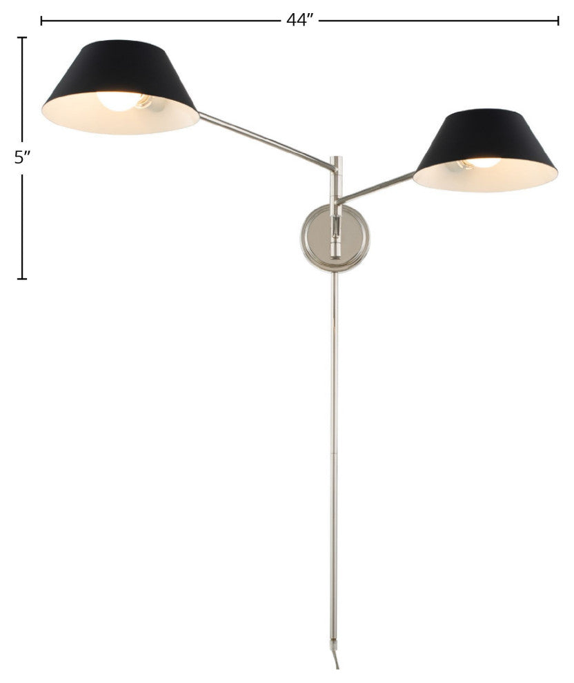 Bruno 2 Light Wall Lamp