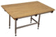 Plantation Teak ADA Wall Mounted Folding Shower Bench WIth Legs, 48"x 24"