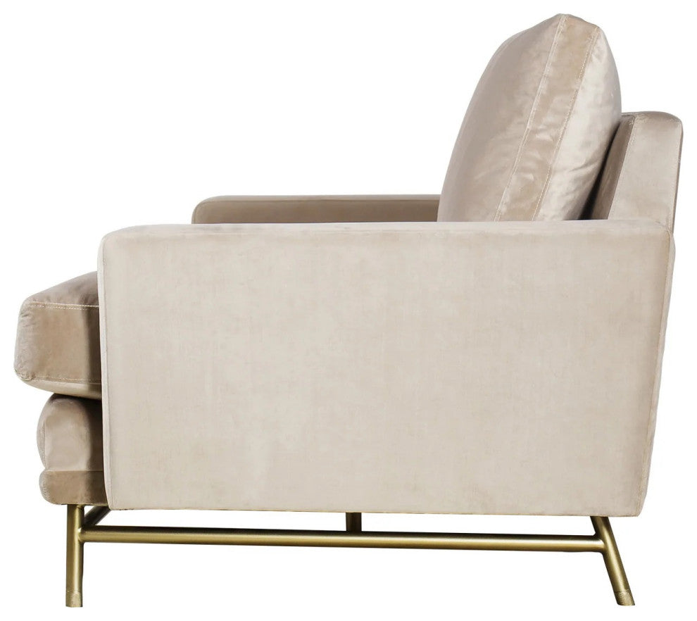 Sonder Living Jasper Sofa | Harry Velvet Natural