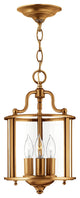 Hinkley Gentry Foyer Small Single Tier, Heirloom Brass