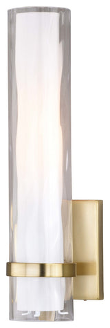 Vaxcel Lighting W0309 Vilo 1 Light 14" Tall Wall Sconce - Golden Brass