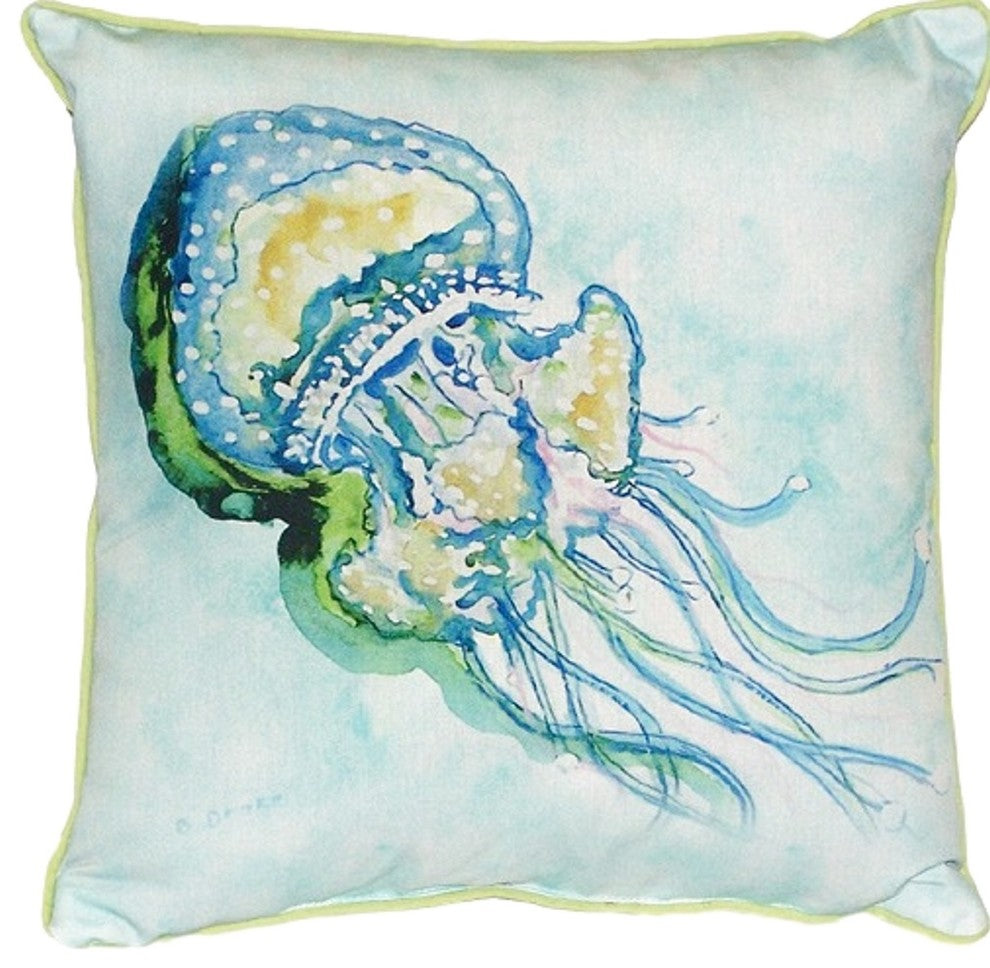 Jelly Fish Extra Large Zippered Pillow 20x24