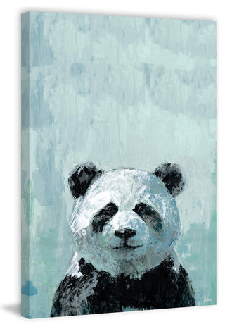 "What up Panda" Painting Print on Wrapped Canvas, 30"x45"