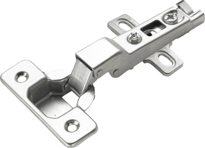 Bright Nickel Slide-On Full Overlay 105 Degree Frameless Hinge P5110-14