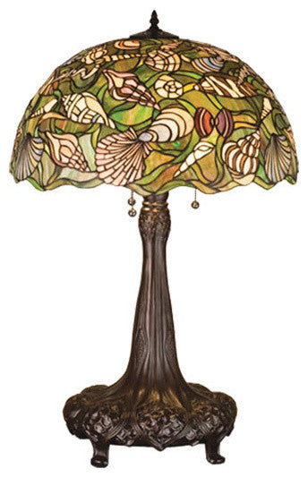 Meyda Lighting 44891 31"H Seashell Table Lamp