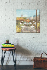 "September In Paris" Giclee Canvas Wall Art, 26"x26"