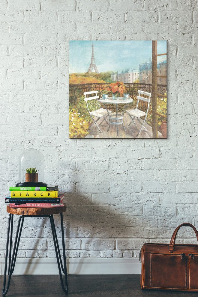 "September In Paris" Giclee Canvas Wall Art, 26"x26"