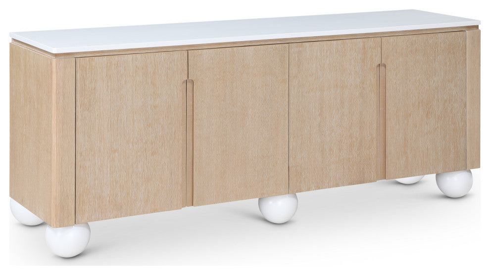 Cardiff Sideboard/Buffet, Natural/White