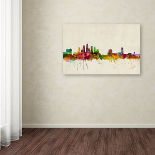 'Tampa, Florida' Canvas Art by Michael Tompsett