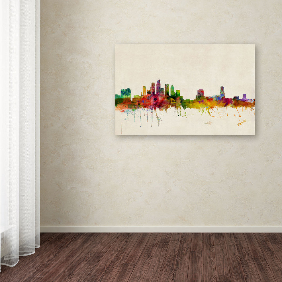 'Tampa, Florida' Canvas Art by Michael Tompsett