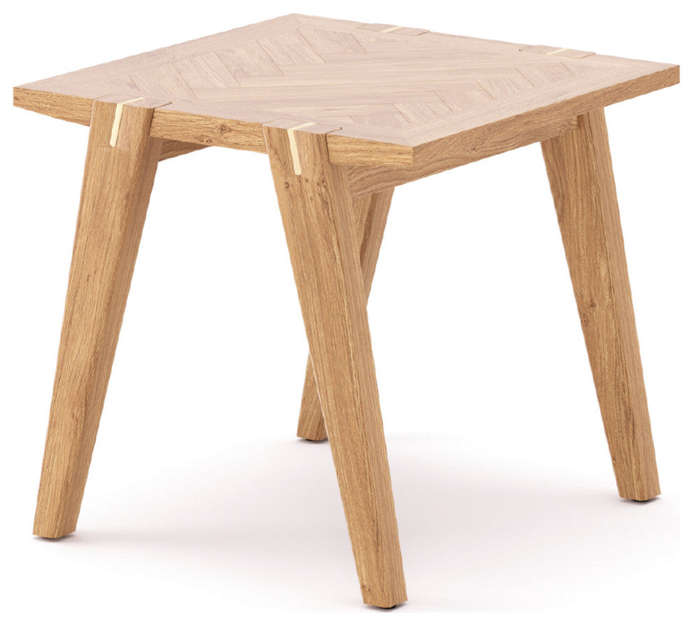 Colton Side Table, Light Brown