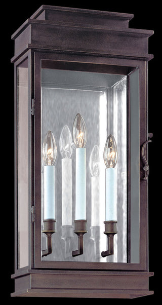 Vintage 3-Light Wall Lantern, Vintage Bronze