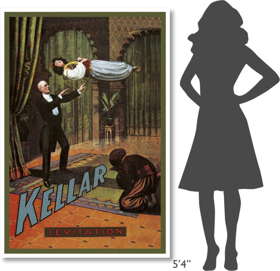 "Magicians: Kellar: Levitation" Digital Paper Print, 42"x62"