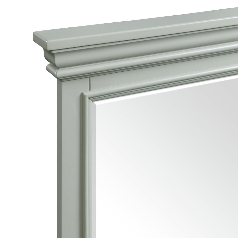Picket House Furnishings Brooks 9-Drawer Dresser with Mirror in Grey