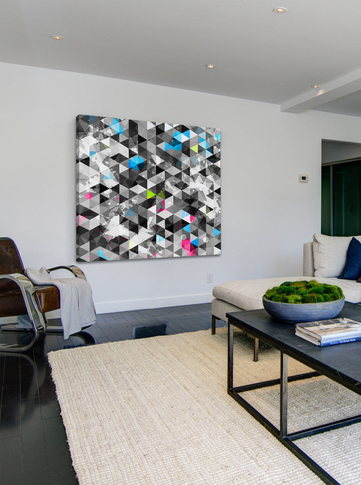 "In the Background" Painting Print on Canvas