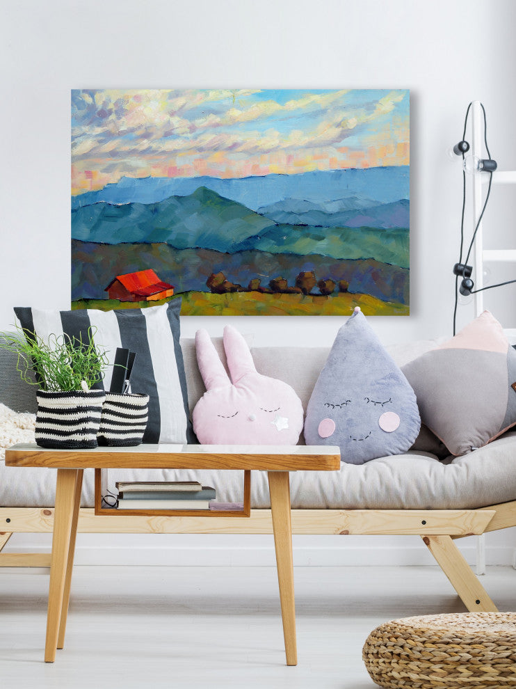 "Your Mountain Is Waiting" Painting Print on Wrapped Canvas, 18x12