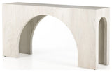 Fausto Console Table-Bleached Guanacaste
