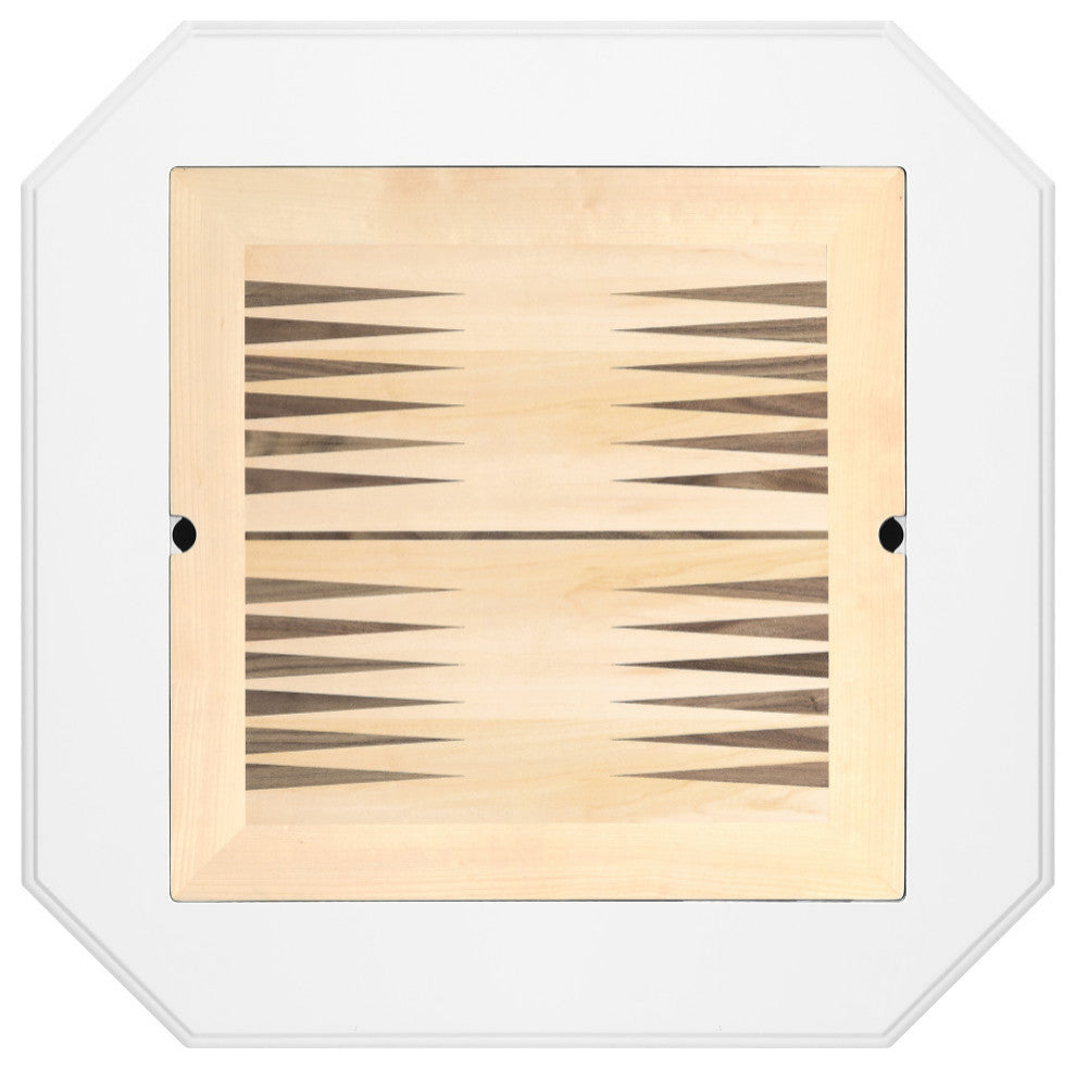 Galini Game Table, White