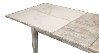 Butterfly Gray Extendable Dining Table Seats 10 People