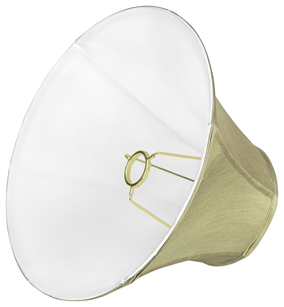 58002 Bell Shape UNO Construction Lamp Shade in Beige, 13" Wide, 6"x13"x9"