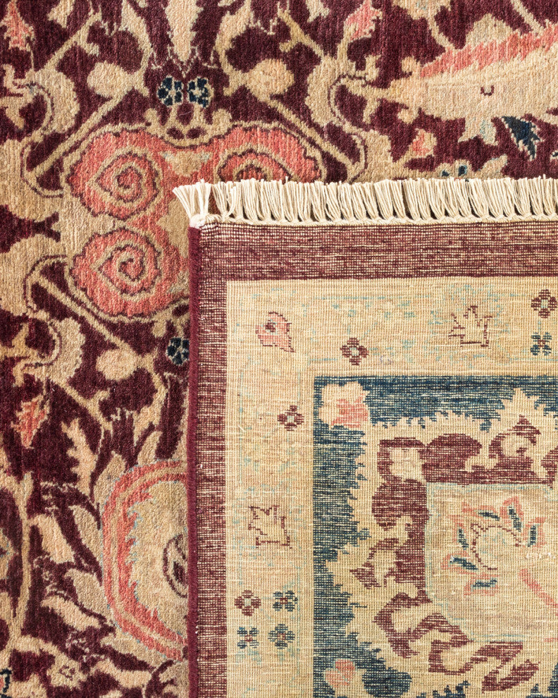 Isabella, One-of-a-Kind Hand-Knotted Area Rug Red, 8'1"x10'4"