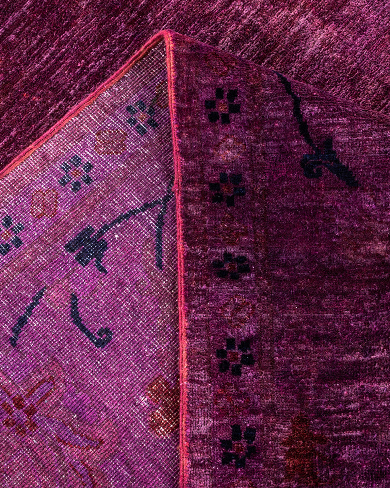 Vibrance, One-of-a-Kind Handmade Area Rug Purple, 17'4"x11'7"