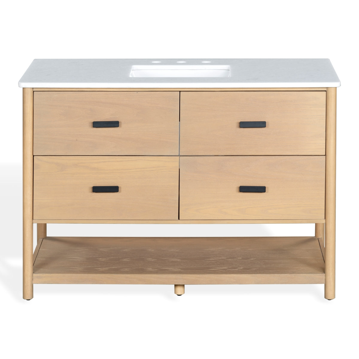 Safavieh Couture Jaylessa Vanity, Natural/White, 48In