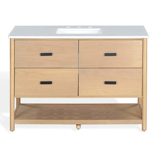 Safavieh Couture Jaylessa Vanity, Natural/White, 48In