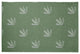 Feather Pattern Spring Chenille Rug, Muted Green, 4'x6'