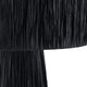 Shelby Rafia Black Table Lamp, Black