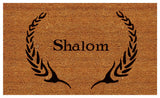 Shalom Doormat, 17"x 29", 24" X 36"